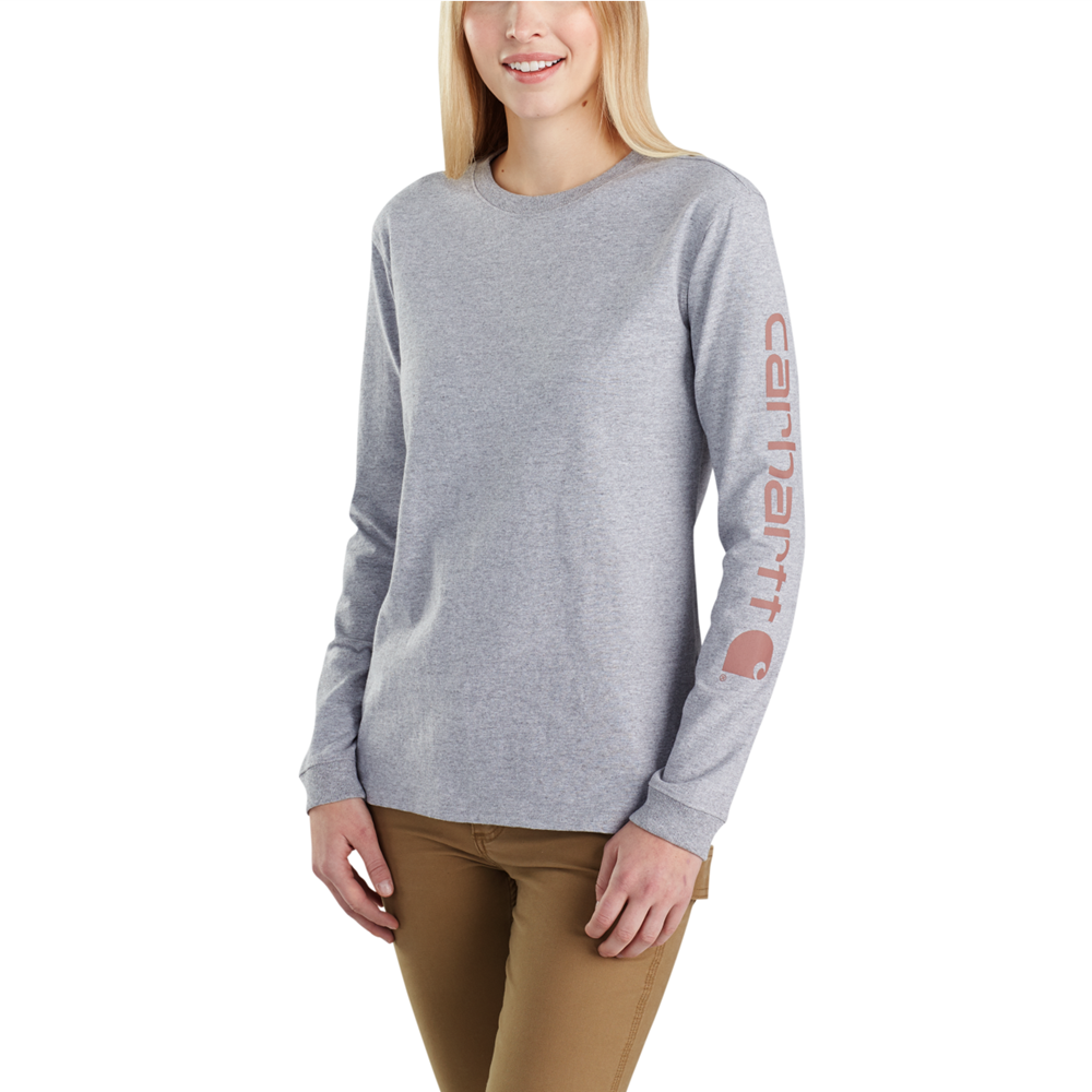 Carhartt WOMENS Loose fit heavyweight Long sleeve Graphic T-Shirt