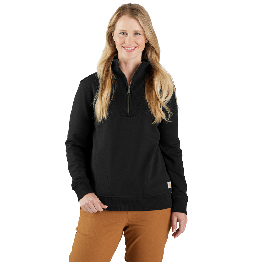 Carhartt WOMENS Tencel® Relaxed fit Half zip sweatshirt