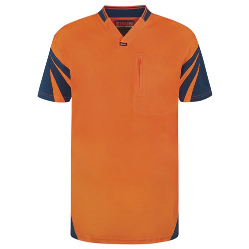 Bison Polo - Cotton Back Quickdry