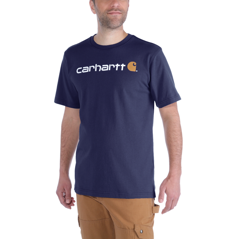 Carhartt Logo Men′s Relaxed Fit T-Shirt (TK3361)