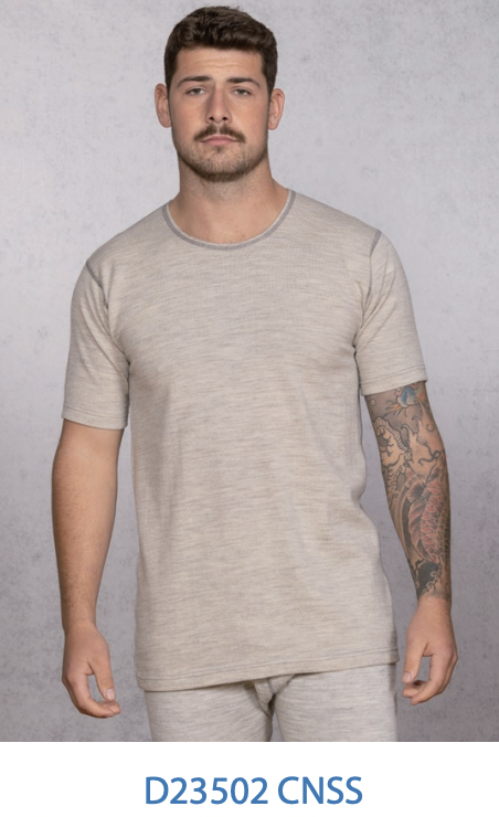 D23 Rugged 100% Merino Crew Neck Short Sleeve