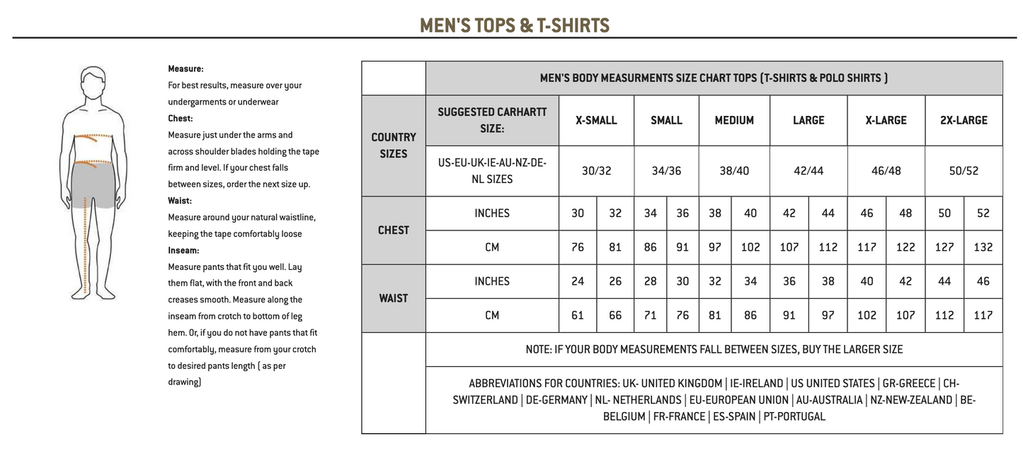 Carhartt Logo Men′s Relaxed Fit T-Shirt (TK3361)