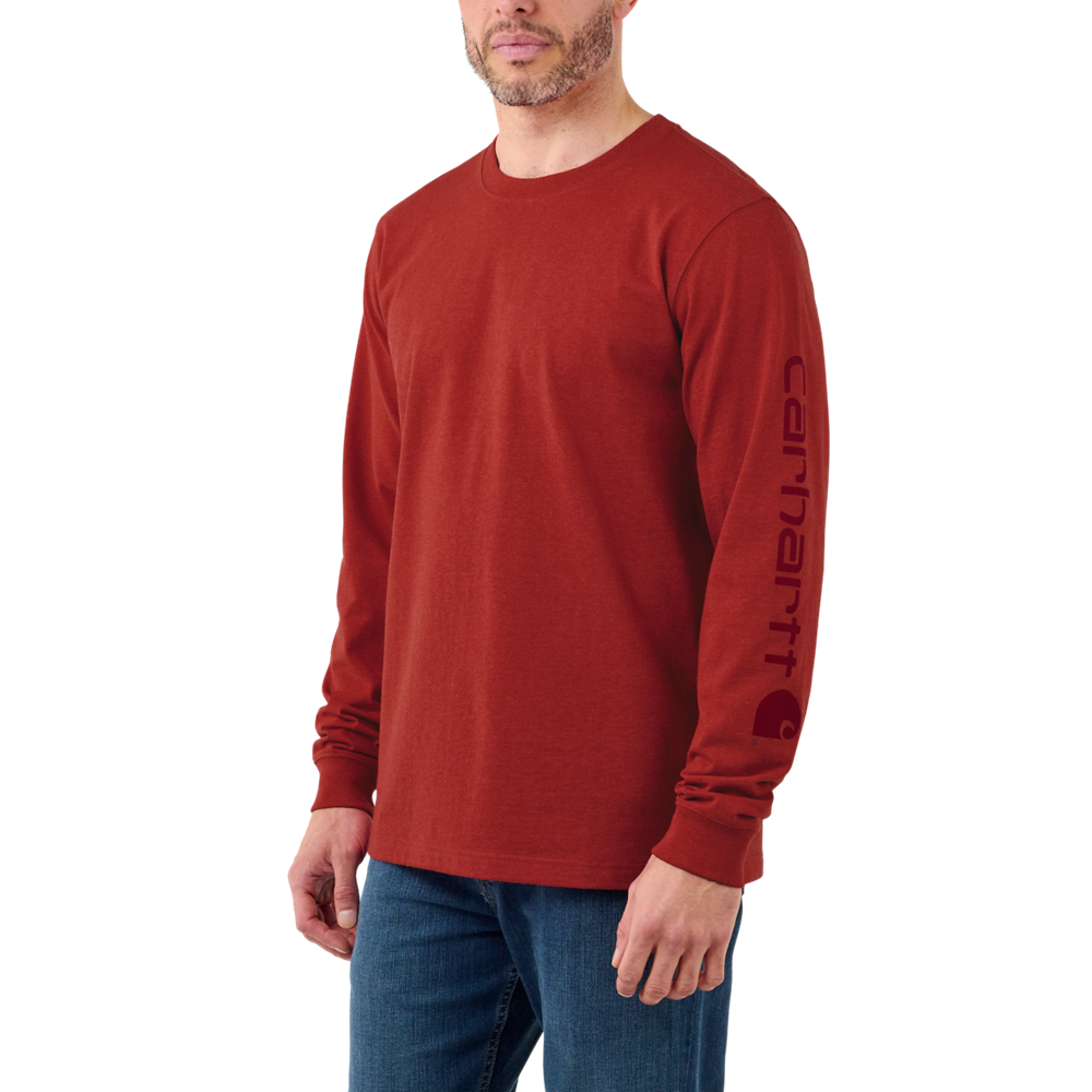 Carhartt Long Sleeve T-Shirt With Sleeve Logo