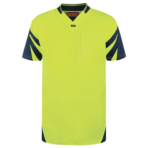 Bison Polo - Cotton Back Quickdry